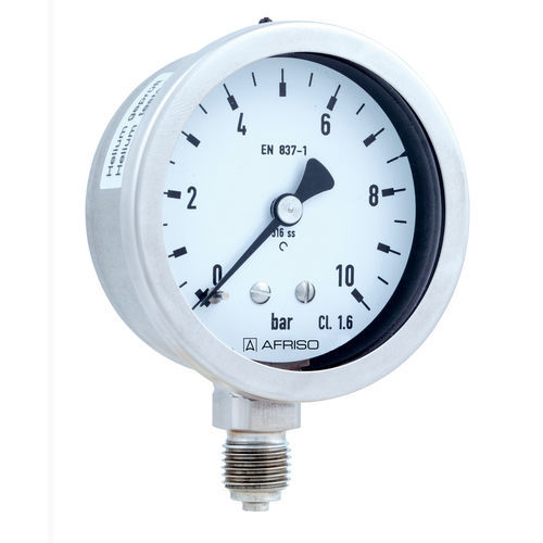 Manometer mit Zifferblatt-Anzeige - RF50Ch D902 - AFRISO-EURO-INDEX - Flansch / Messing / Edelstahl
