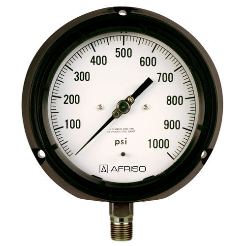 Manometer mit Zifferblatt-Anzeige - RF130PGGly D601 - AFRISO-EURO-INDEX - Glas / Messing / Edelstahl