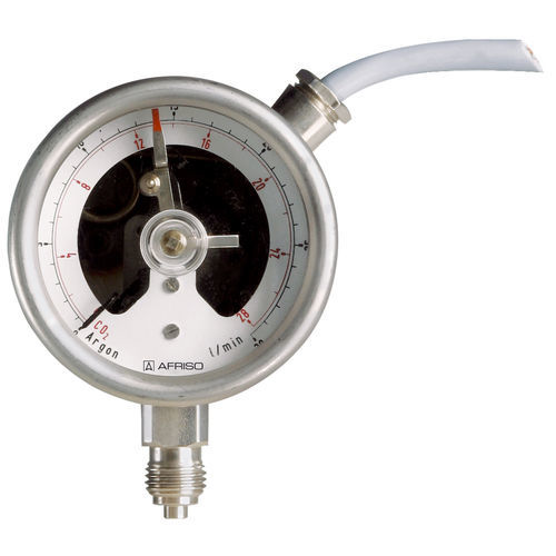 Manometer mit Zifferblatt-Anzeige - RF63 IK1 D302 - AFRISO-EURO-INDEX - G 1/4 / Kunststoff / Aluminium