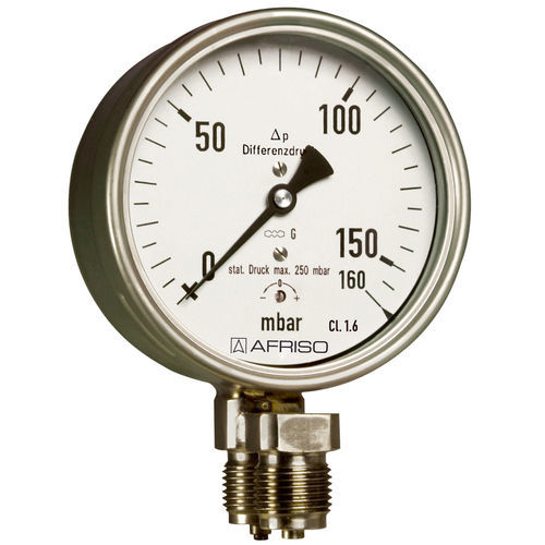 Differential-Manometer - KP100Dif D401 - AFRISO-EURO-INDEX - mit Zifferblatt-Anzeige / G 1/2 / Kunststoff