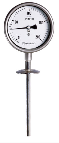 Gasdruckthermometer - FTh Ch - AFRISO-EURO-INDEX - mit Zifferblatt-Anzeige / IP65 / für Chemikalien