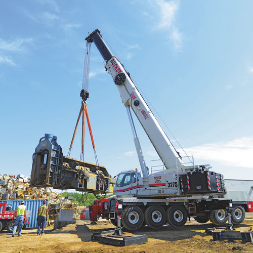 LKW-montierter Kran - ATC-3275 - Link-Belt - Ausleger / Gitter / für Baustelle