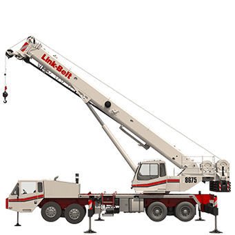LKW-montierter Kran - HTC-8675 SII - Link-Belt - Ausleger / Teleskop / Gitter