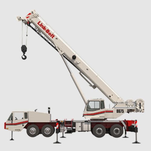 LKW-montierter Kran - HTT-8675 Series II - Link-Belt - Teleskop / Offroader / für Baustelle