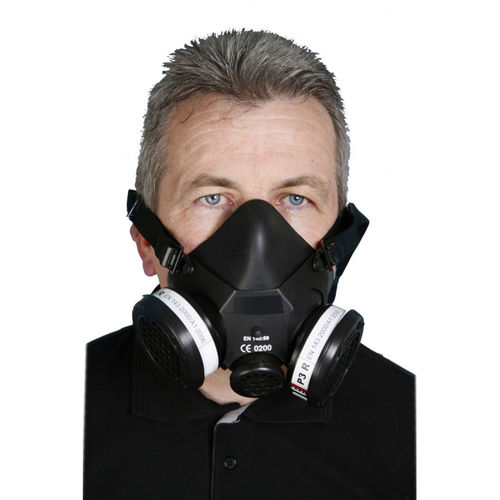 Wiederverwendbare Schutzmaske - 300 E Series - RSG Safety B.V. - Halbgesicht / Zweifilter / Befestigung am Hinterkopf