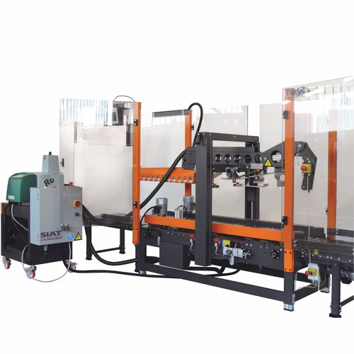 Hotmelt-Klebstoff Faltschachtel-Verschließmaschine - HM11 series - SIAT - automatisch