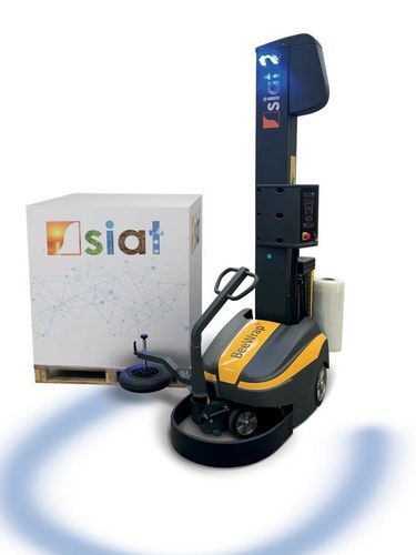 Halbautomatischer Stretchwickler - BEEWRAP+ - SIAT - für die Lebensmittel- und Getränkeindustrie / für Pharmaprodukte / für Päckchen