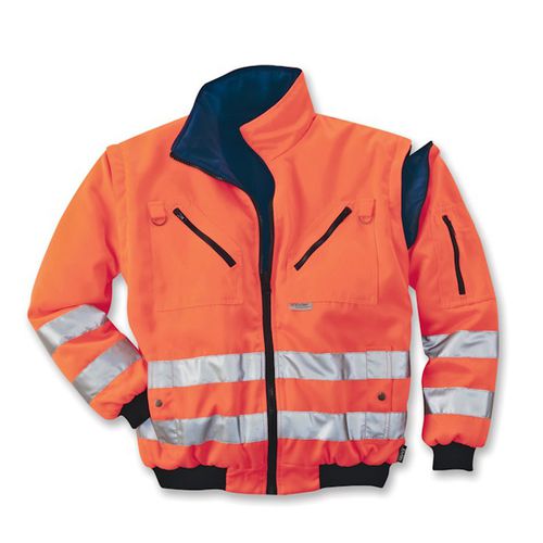 Warnschutzjacke - 8407 - Scheibler Importgesellschaft mbH - Arbeit / wasserdicht / Baumwolle