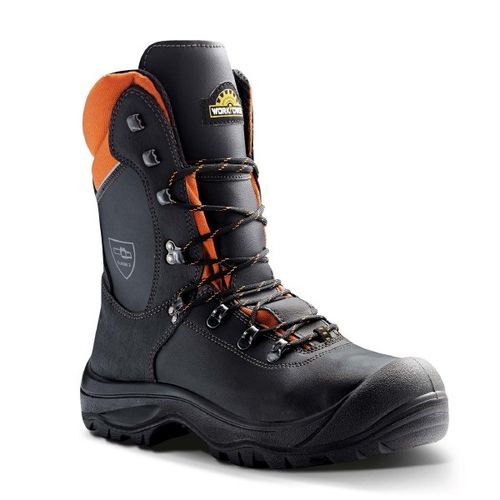 Sicherheitsstiefel für Forstarbeiten - 10351-k - Scheibler Importgesellschaft mbH - rutschfest / wasserdicht / Schnittschutz