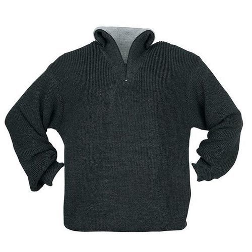 Kälteschutz-Pullover - 0017216839 - Scheibler Importgesellschaft mbH - Acrylfaser / grau / L