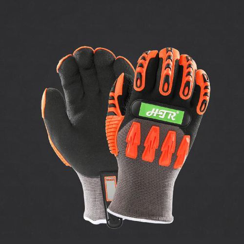 Arbeitshandschuh - 0518 - Shanghai Haitaier Protective Equipment Co., Ltd - für die Automobilindustrie / mechanischer Schutz / Stoff