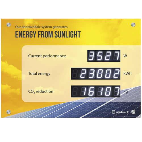 LED-Display - XC410-SAR-N-03 - Siebert Industrieelektronik GmbH - digital / dreizeilig / 5-stellig