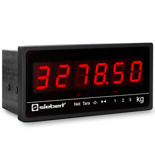 Display für Wägeinstallationen - S102 - Siebert Industrieelektronik GmbH - LED / digital / Farb