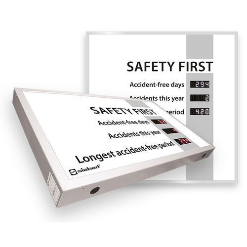 Sicherheits-Display - XC640 - Siebert Industrieelektronik GmbH - LED / digital / 4-stellig