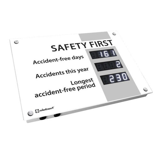 Sicherheits-Display - XC610 - Siebert Industrieelektronik GmbH - LED / digital / 4-stellig