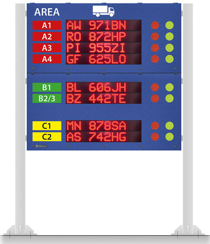 LED-Display - XC-Boards® series - Siebert Industrieelektronik GmbH - Farb / für Transport / für die Logistik