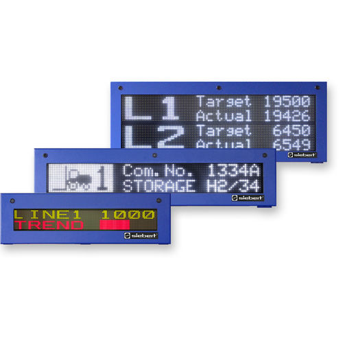 LED-Display - SX502 series - Siebert Industrieelektronik GmbH - alphanumerisch / digital / Punktmatrix