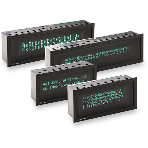 Fluoreszenz-Display - SX402 series - Siebert Industrieelektronik GmbH - alphanumerisch / digital / 5-stellig