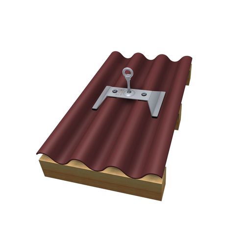 Edelstahl-Fallschutzanker - ASP II - WP - ST QUADRAT Fall Protection SA - für Stahl / für Holz