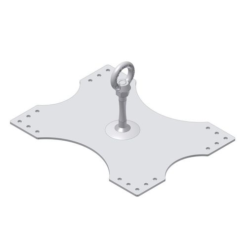 Edelstahl-Fallschutzanker - RVT - ST QUADRAT Fall Protection SA - für Stahl / für Dach