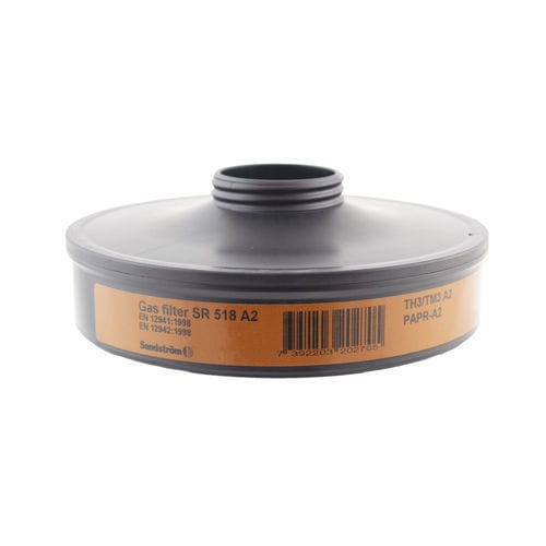 Gasfilter - SR 518 A2 - Sundström Safety AB - Industrie / für Atemschutzmasken / Polyester