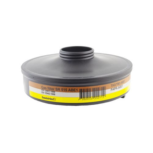 Gasfilter - SR 515 ABE1 - Sundström Safety AB - Aktivkohle / für Atemschutzmasken / Polyester