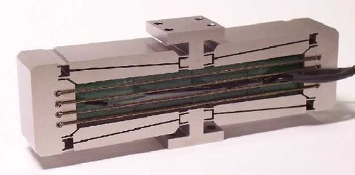 Linearer Positioniertisch - 2000 µm, 0.15 N/µm, 150 V - DSM - piezoelektrisch / 2-Achs / Langhub