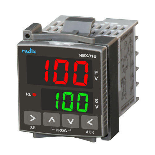 PID-Regler / 2 Analogeingänge - NEX316 - Radix Electrosystems Pvt Ltd - 3-stellig / Einbau / kompakt