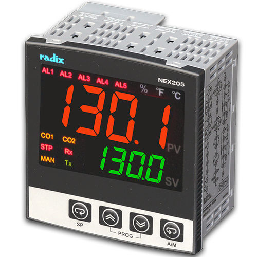 Universeller PID-Regler - NEX205 - Radix Electrosystems Pvt Ltd - 4-stellig / Einbau / kompakt