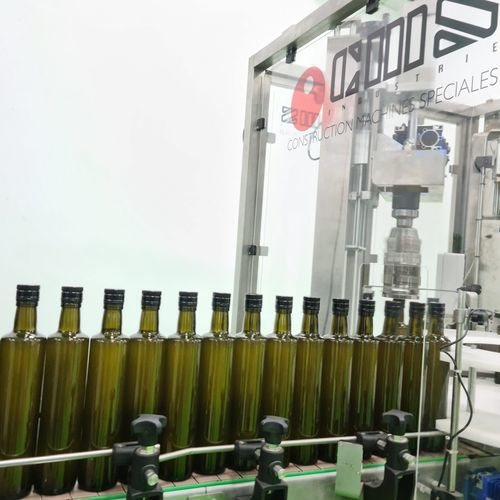 Lineare Verschließmaschine - CMS industrie - vollautomatisch / für Olivenöl / für Flaschen