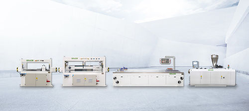 Profilextrusionsanlage - YF series - Zhangjiagang City Grace Machinery Co., Ltd - für Thermoplaste / für WPC