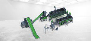 Waschanlagen per Rotation/Rührung - PE series - Zhangjiagang City Grace Machinery Co., Ltd - Trocken / automatisch / für die Recyclingindustrie