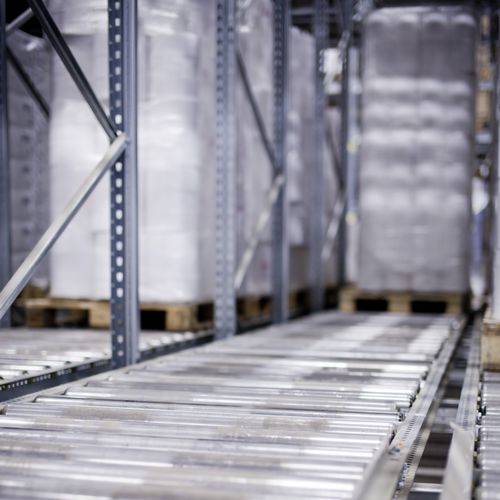 Warenlager-Regal - Pallet Racking - Pallet Flow - Dexion - dynamisch / für schwere Lasten / Paletten