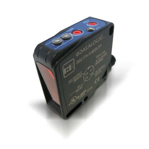 Optoelektronischer Sensor / Typ Reflex - S62 series - Datalogic s.r.l. - mit Hintergrundausblendung / Reflexions-Lichttaster / rechteckig