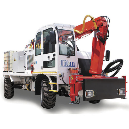Betonspritzmaschine - IS26 - Titan Makina Ltd. Sti. - auf Raupen