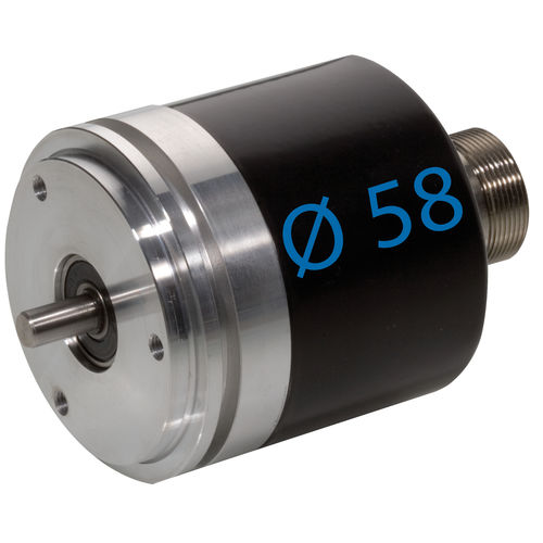 Inkrementaler Drehgeber - AMI 100/110 - AMI Elektronik - optisch / mit Vollwelle / Synchroflansch