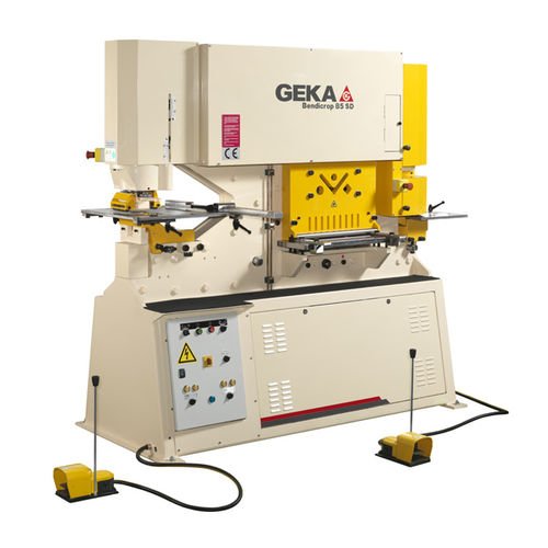 Halbautomatische Stanz- und Schermaschine - BENDICROP 85  - GEKA - hydraulisch / Stange / Schneid