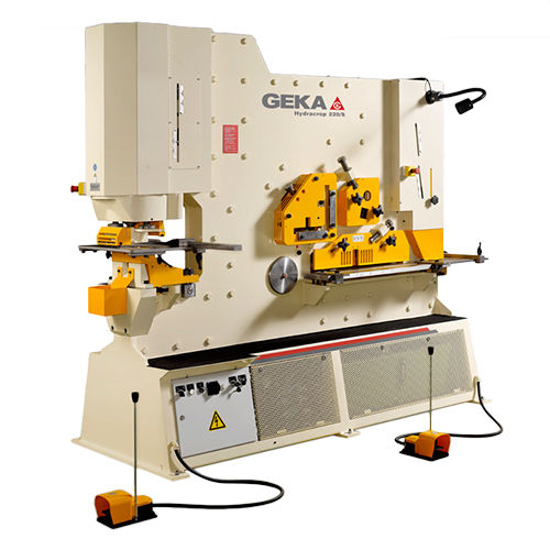 Halbautomatische Stanz- und Schermaschine - HYDRACROP 220 - GEKA - hydraulisch / Stange / Stanzen