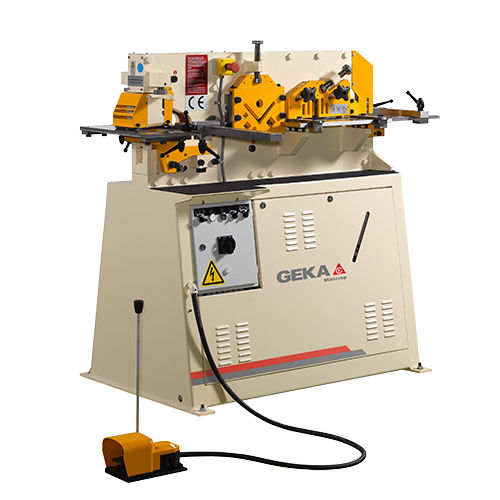 Halbautomatische Stanz- und Schermaschine - MINICROP  - GEKA - hydraulisch / Stange / Stanzen