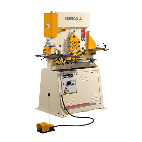Halbautomatische Stanz- und Schermaschine - BENDICROP 50 - GEKA - hydraulisch / Stange / für Blech