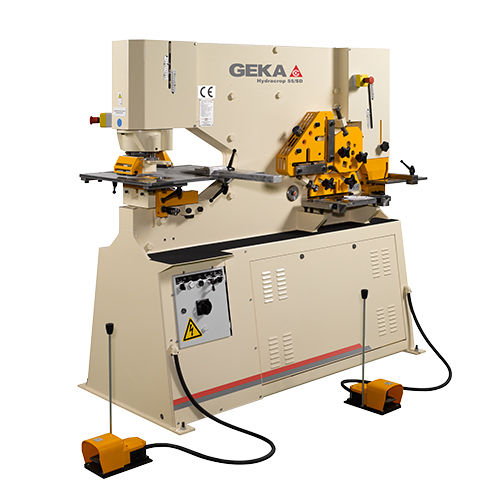 Halbautomatische Stanz- und Schermaschine - HYDRACROP 55 - GEKA - hydraulisch / Profil / Stange