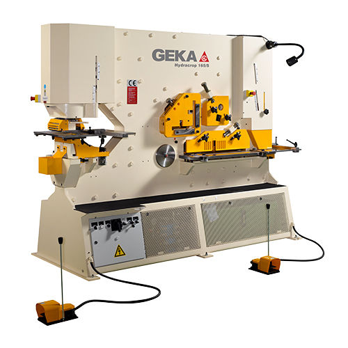 Halbautomatische Stanz- und Schermaschine - HYDRACROP 165 - GEKA - hydraulisch / Stange / Stanzen