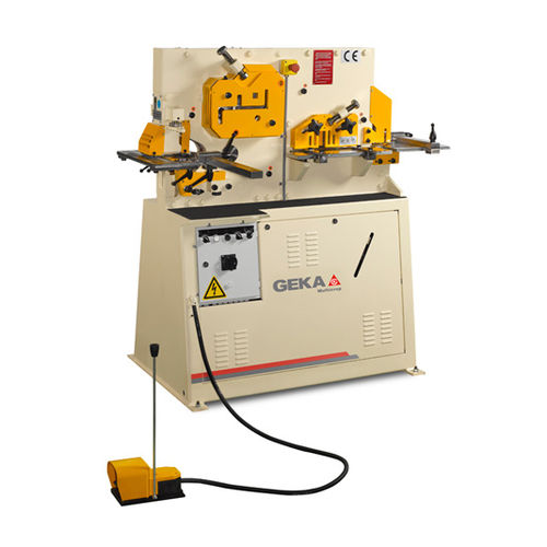 Halbautomatische Stanz- und Schermaschine - MULTICROP  - GEKA - hydraulisch / für Blech / Stanzmaschine
