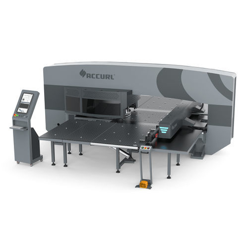 Stanzpresse mit Aufnahme - ES NT  - Accurl Machine Tools - CNC / servogesteuert / für Blech