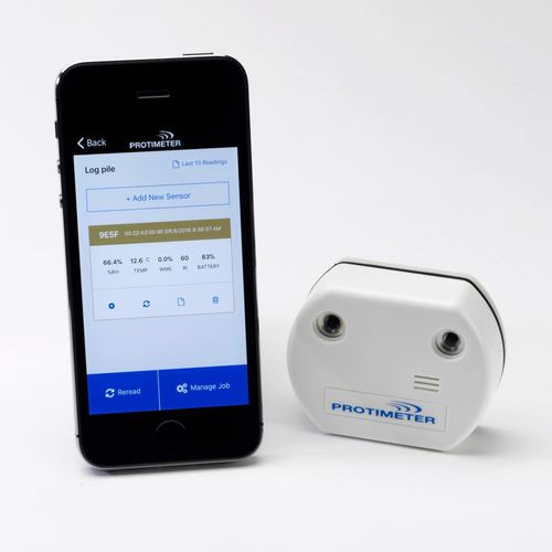 Temperatur-Datenlogger - BLE® - PROTIMETER - Feuchte / Luftfeuchtigkeit / Feuchte