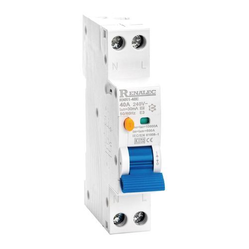 Schutzschalter mit Federantrieb - RNR1-40E-RCCB - WENZHOU RENA ELECTRIC CO.,LTD - für Reststrom / Niederspannung / modular