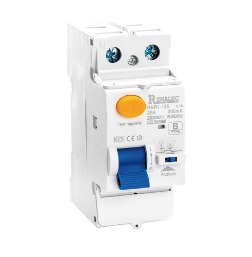 Magnetschutzschalter - RNR1-125(B type)-RCCB - WENZHOU RENA ELECTRIC CO.,LTD - Niederspannung / für Reststrom / für Verteilung