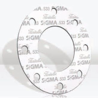 PTFE-Dichtplatte - Sigma 533 - Flexitallic - Flansch / für Chemieanwendungen