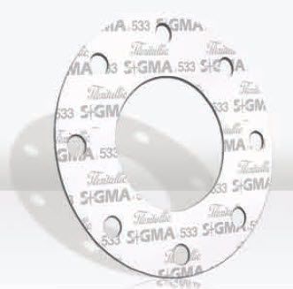 PTFE-Dichtplatte - Sigma 588 - Flexitallic - Flansch / für Chemieanwendungen
