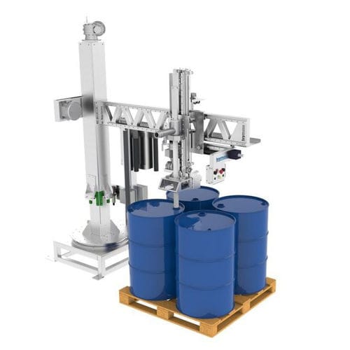 Halbautomatische Füllmaschine - PS-1000 - TEYMASA - für Fässer auf Paletten / IBC / für Flüssigprodukte